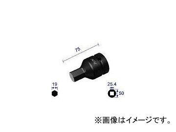 長堀工業/NAGAHORI ヘキサゴンレンチソケット 差込角25.4×対辺19mm 819C(2962942) JAN：4560291320875
