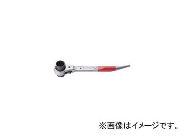トップ工業/TOP アルミショートラチェットレンチ 17×21mm RM17X21A(3692451) JAN：4975180389206の通販は