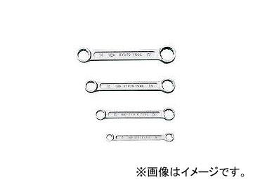 京都機械工具/KTC ストレートショートめがねレンチセット［4本組］ M1004(3735915) JAN：4989433301037