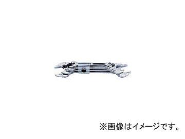 旭金属工業/ASAHI ライツールやり形両口スパナセット6丁組 LEXS6(2120739) JAN：4992676017948