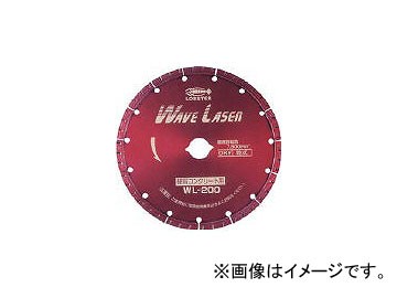 ロブテックス/LOBSTER ダイヤモンドホイール ウェブレーザー(乾式) 304mm穴径25.4mm WL305254(1245091) JAN：4963202043908