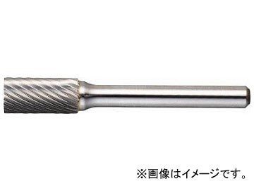 トラスコ中山/TRUSCO 超硬バー テーパー型φ12.7(28°)×刃長22×軸6 シングル TB5C127S(3840671) JAN：4989999042696