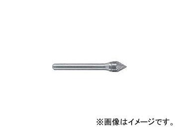 スーパーツール/SUPER TOOL 超硬バーシャンク径6ミリ(円錐型60度)ダブルカット(刃径：9.5) SB50C02(3217159) JAN：4967521221016