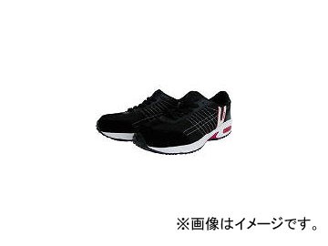日進ゴム/NISSHINRUBBER 耐滑樹脂先芯入りスニーカー 24.5cm V2000BK24.5(3266621) JAN：4932807038879の通販は