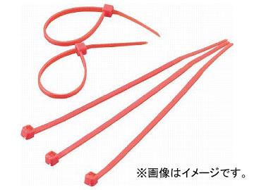トラスコ中山/TRUSCO ケーブルタイ 幅7.6mm×長さ380mm最大結束φ108 赤 TRCVR380 R(3842088) JAN：4989999038408