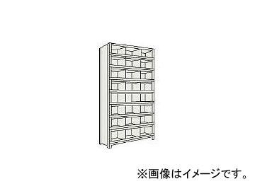 トラスコ中山/TRUSCO 軽量棚 縦仕切前当付 W875×D300×H2100 3列8段 73V59 NG(5034159) JAN：4989999724240