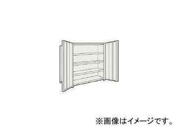 トラスコ中山/TRUSCO 軽量棚両開扉付 875×683×H1200 天地5段 43WT25 NG(5042887) JAN：4989999721362