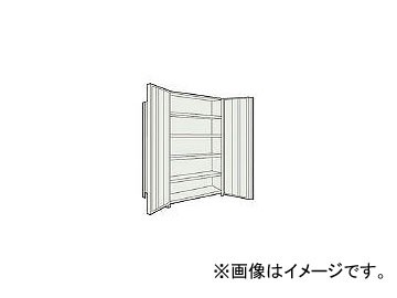 トラスコ中山/TRUSCO 軽量棚両開扉付 875×383×H1800 天地6段 63VT26 NG(5042968) JAN：4989999723342