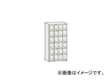 トラスコ中山/TRUSCO KB型区分棚コボレ止め付 889×264×H1802 4列6段 KB4060(5041058) JAN：4989999710601