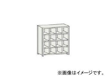 トラスコ中山/TRUSCO KC型区分棚コボレ止めなし 889×264×H1052 4列4段 KC4042(5041490) JAN：4989999710892