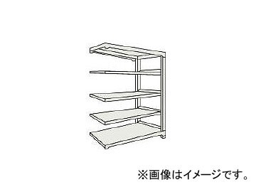 トラスコ中山/TRUSCO M1.5型軽中量棚 1760×595×H2100 5段 連結 NG M1.57665B NG(5084121) JAN：4989999727494