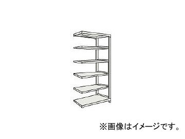 トラスコ中山/TRUSCO M2型軽中量棚 1460×450×H2100 6段 連結 NG M27546B NG(5090385) JAN：4989999729641