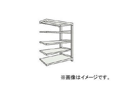 トラスコ中山/TRUSCO TZM3型中量棚 900×921×H1800 5段 連結 TZM36395B(2832399)の通販は