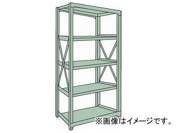 トラスコ中山/TRUSCO R3型中量棚 1200×600×H1800 5段 単体 R36465(5051576) JAN：4989999738810