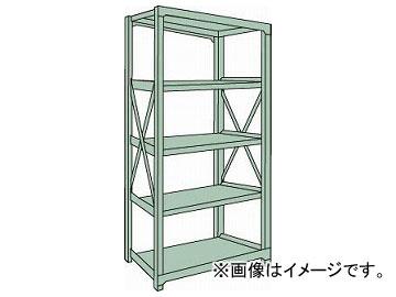 トラスコ中山/TRUSCO R3型中量棚 1200×900×H1800 5段 単体 R36495(5051657) JAN：4989999738858