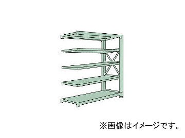 トラスコ中山/TRUSCO R3型中量棚 1200×900×H1800 5段 連結 R36495B(5051673) JAN：4989999738865