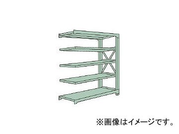 トラスコ中山/TRUSCO R3型中量棚 1500×900×H1800 5段 連結 R36595B(5051908) JAN：4989999738988