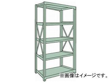 トラスコ中山/TRUSCO R3型中量棚 1800×450×H1800 5段 単体 R36655(5051738) JAN：4989999739015