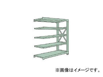 トラスコ中山/TRUSCO R3型中量棚 1800×600×H1800 5段 連結 R36665B(5051835) JAN：4989999739060