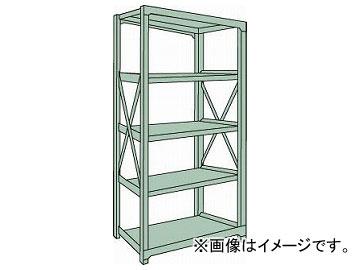 トラスコ中山/TRUSCO R3型中量棚 1200×600×H2100 5段 単体 R37465(5047871) JAN：4989999739275