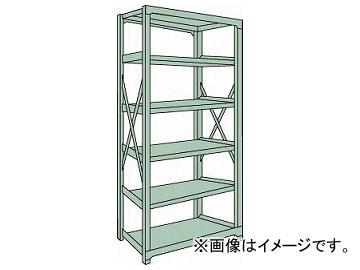 トラスコ中山/TRUSCO R3型中量棚 1200×600×H2100 6段 単体 R37466(5047919) JAN：4989999739299