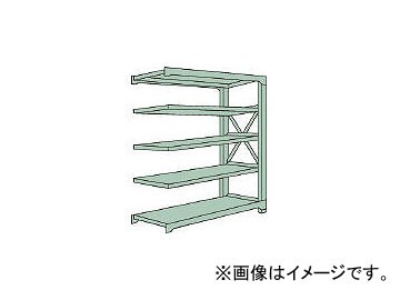 トラスコ中山/TRUSCO R3型中量棚 1200×900×H2100 5段 連結 R37495B(5047978) JAN：4989999739329