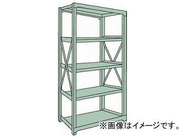 トラスコ中山/TRUSCO R3型中量棚 1500×450×H2100 5段 単体 R37555(5048044) JAN：4989999739350