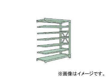 トラスコ中山/TRUSCO R3型中量棚 1200×600×H2400 7段 連結 R38467B(5048630) JAN：4989999739787