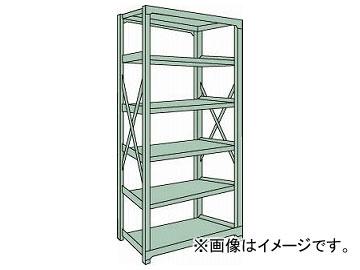 トラスコ中山/TRUSCO R3型中量棚 1200×900×H2400 6段 単体 R38496(5048656) JAN：4989999739794