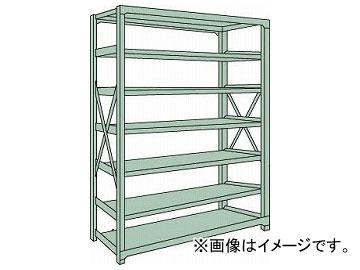 トラスコ中山/TRUSCO R3型中量棚 1500×450×H2400 7段 単体 R38557(5048851) JAN：4989999739855