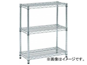 トラスコ中山/TRUSCO ステンレス製メッシュラック H745×W905×D609 3段 TSM2363(3526933) JAN：4989999825343