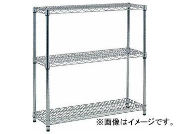 トラスコ中山/TRUSCO ステンレス製メッシュラック H923×W905×D305 3段 TSM3333(2996413) JAN：4989999745771