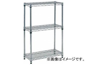 トラスコ中山/TRUSCO ステンレス製メッシュラック H923×W1207×D457 3段 TSM3443(2996448) JAN：4989999745801