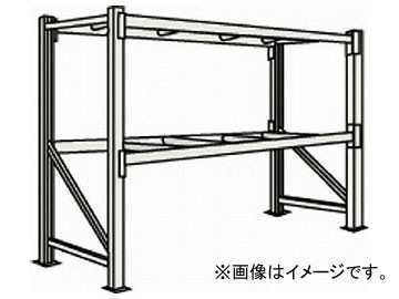 トラスコ中山/TRUSCO 重量パレット棚2トン2500×1000×H2000連結