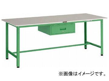 トラスコ中山/TRUSCO RAE型作業台 1800×750×H740 1段引出付 YG色 RAE1800F1YG