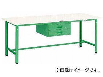 トラスコ中山   TRUSCO AE型作業台 1200X750 3段キャ AE-1200UDC111 W [A020501] AE1200YG AE型作業台1200×750×740 YG色 TRUSCO ポリ化粧製天板 荷重