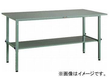 トラスコ中山/TRUSCO SAEM型高さ調節作業台 1800×900 下棚2枚付 SAEM1809LT2