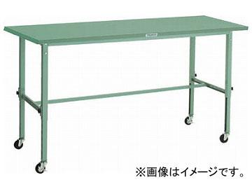 トラスコ中山/TRUSCO SAEM型高さ調節作業台 1800×750 φ75キャスター付 SAEM1800C75(2891191) JAN：4989999815436
