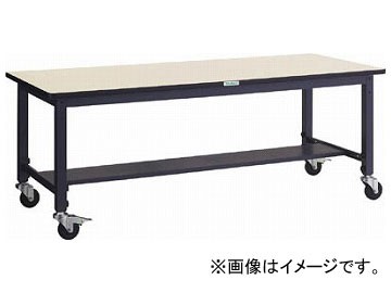 トラスコ中山/TRUSCO AWMR型高さ調節作業台 1800×900 φ100キャスター付 AWMR1890C100(3031888) JAN：4989999586732
