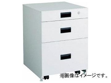 トラスコ中山/TRUSCO UDK型サイドキャビネット 3段 W色 UDK111W