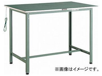 トラスコ中山/TRUSCO 帯電防止マット張りHAE型立作業台 1200×750 HAE1200Dの通販は 81,686円