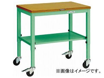 オーダー依頼 トラスコ中山/TRUSCO UTVC型移動作業台 900×600 キャスター付 YG色