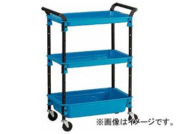 トラスコ中山/TRUSCO ツールワゴンロイヤル 586×320×833深1浅2 スカイ TWR421SB(4146182) JAN：4989999188677