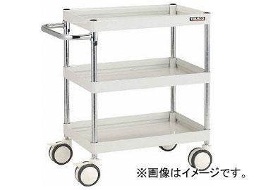 トラスコ中山/TRUSCO ファルコンワゴン600×400 ウレタン双輪車 W色 FAW763DW(4164407)