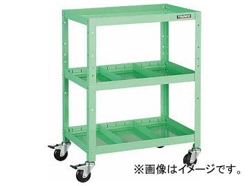 トラスコ中山/TRUSCO ラビットワゴン 600×400 仕切2段付 YG色 RBW863S2YG(3663485)