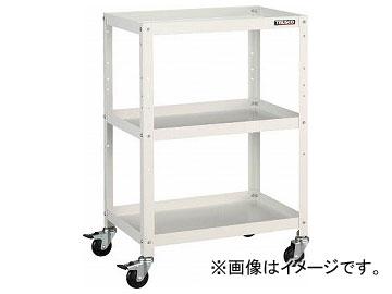 トラスコ中山/TRUSCO ラビットワゴン 600×400 ゴム車輪 W色 RBW963W(3663761)