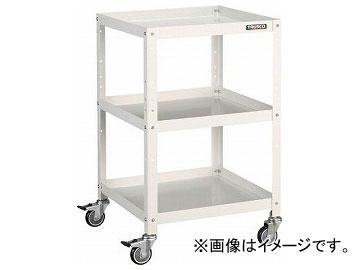 トラスコ中山/TRUSCO ラビットワゴン 500×500 ウレタン車輪 W色 RBW853UW(3663396)