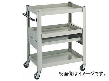 トラスコ中山/TRUSCO コンビネーションワゴン 643×427×H880 スライド棚付 TCW81AC2(3047458) JAN:4989999784299の通販は