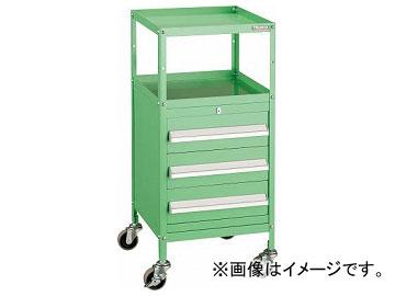 トラスコ中山/TRUSCO ミニキャビネットワゴン400×440×880LVR-424付 YG MCW424YG