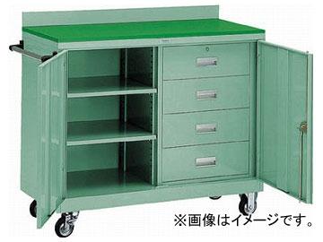 トラスコ中山/TRUSCO 大型ツールワゴン 1160×550×H1080 引出4段付 NTS510(5014221) JAN：4989999620696の通販は 107,466円